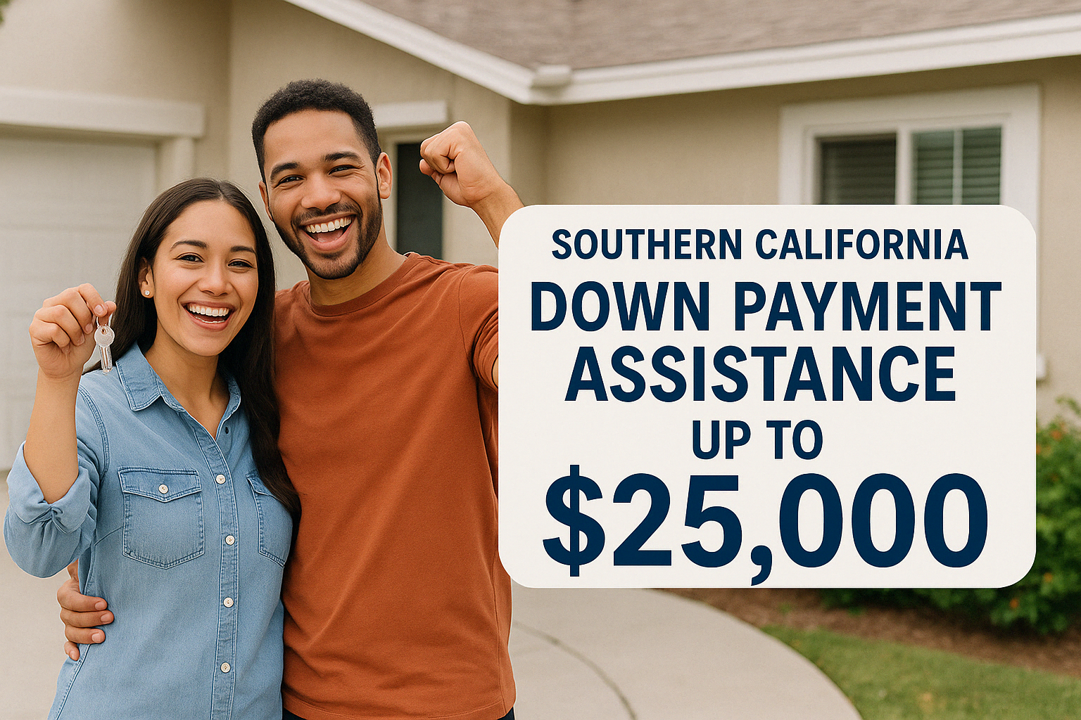 Southern California Down Payment Assistance Up To $25,000
